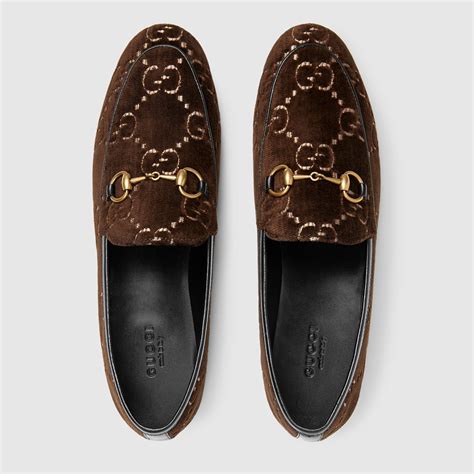 gucci velvet loafer|gucci jordaan loafer.